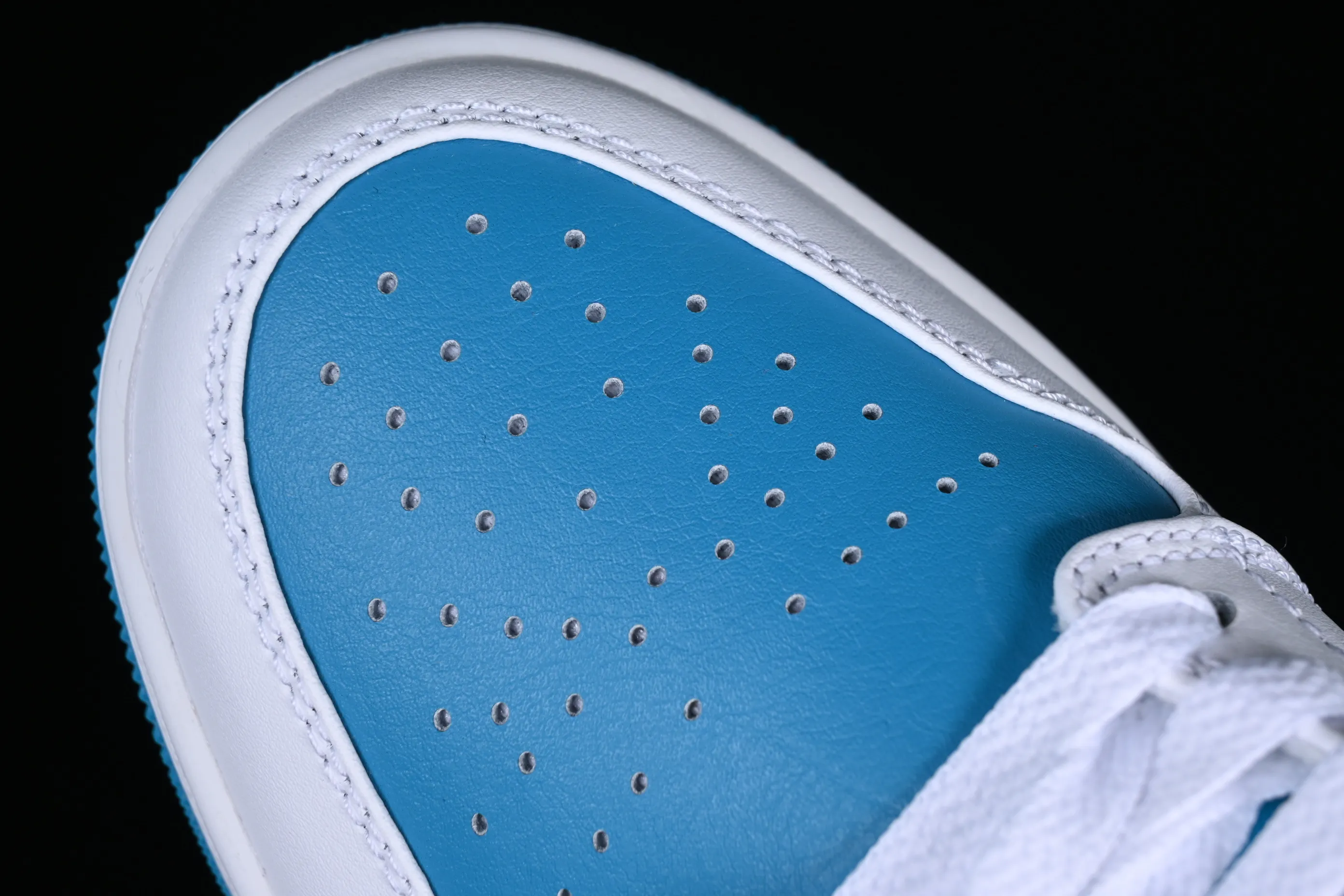 All categories Air Jordan Jordan series basketball shoes Air Jordan 1 Low G version pure original Air Jordan 1 Low "Aquatone" AJ1 Joe 1 blue and white low-top cultural basketball shoes 553558-174